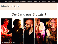 Tablet Screenshot of friends-of-music.de